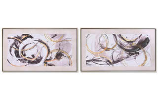 Maalaus Home ESPRIT Abstrakti Moderni 95 x 3 x 5