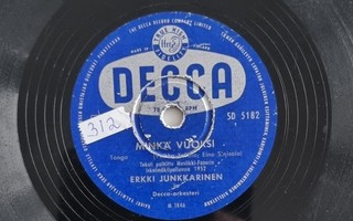 Savikiekko 1952 - Erkki Junkkarinen - Decca SD 5182