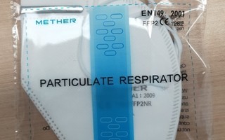 Hengityssuojain FFP2, CE hyväksytty ja testattu 50 kpl