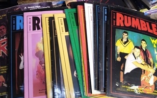 15 kpl kokoelma RUMBLE ROCKABILLY LEHTI 1992-1995