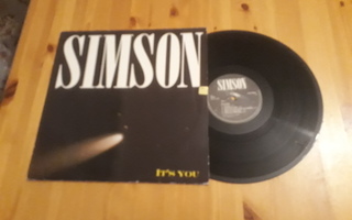 Simson – It's You Simson lp orig 1986 Hard Rock
