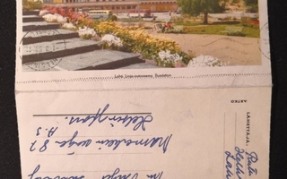 VANHA Kirjekortti Lahti 1958