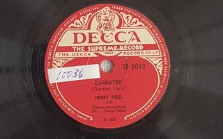 Savikiekko 1948 - Henry Theel  - Decca SD 5063