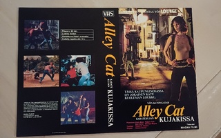 Kujakissa - Alley cat VHS kansipaperi / kansilehti
