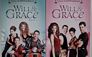 WILL & GRACE, KAUDET 1 & 2 DVD