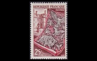 Ranska 996 ** Vientiteollisuuden tukeminen 25 Fr (1954)