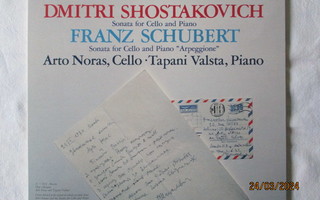 Shostakovich & Shubert SONATA FOR CELLO AND PIANO
