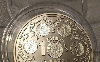 Ranska 2002. 1.1/2€. Hopea-925.