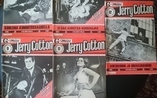 JERRY COTTON 4, 8, 9, 11 ja 12 - 1980 (HIENOT)