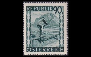 Itävalta 766 ** Käyttösarja maisemia 90 g (1945)