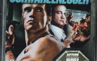 Actionheroes Schwarzenegger	(75 208)	UUSI	-FI-	Steelbox,	BLU