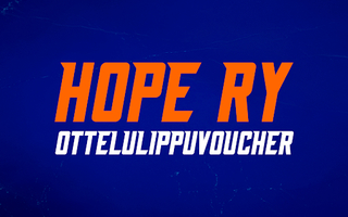 Hope Ry Ottelulippuvoucher- Tappara-Shop