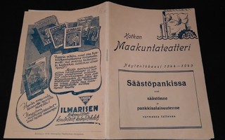 Kotka Maakuntateatteri Kausi 1944-1945 PK140