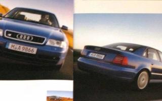 1998 Audi S4 V6 Biturbo esite - KUIN UUSI - 28 sivua