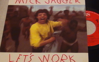 Mick Jagger Let's Work 7 45 Hollanti
