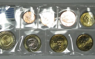 2009 Kreikka 1c- 2euro( 2€ on emu)