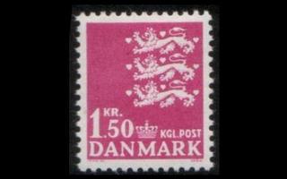 Tanska 402y ** Vaakuna 1,50 kr y-paperi (1962)