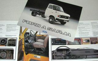 1978 Ford A-sarja kuorma-auto esite - suomalainen  KUIN UUSI