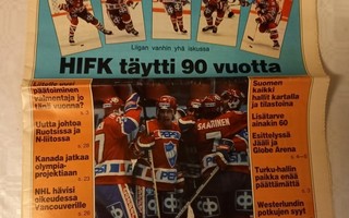 JÄÄKIEKKO - Kiekkolehti 9/87 - HIFK täytti 90 vuotta -numero