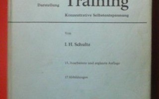 I. H. Schultz : Das autogene Training  1970