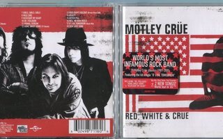 MÖTLEY CRUE . CD-LEVY . RED , WHITE & CRUE