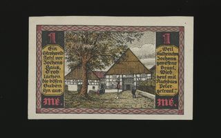 Saksa Notgeld 1 Mark, Drenke 5.11.1921