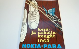 Nokia Para kesä ja urheilukengät luettelo/hinnasto 1963