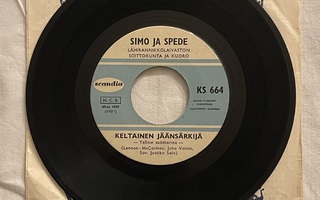 Simo  Ja Spede – Keltainen Jäänsärkijä / Raikulipoika (7")