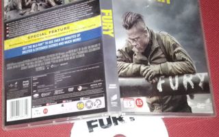 DVD Fury FI Brad Pitt