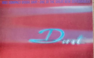 1963 Dodge Dart esite - 12 sivua - KUIN UUSI