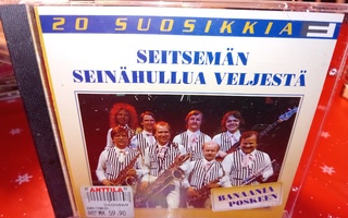 CD 20 SUOSIKKIA SEITSEMÄN SEINÄHULLUA VELJESTÄ BANAANIA POSK