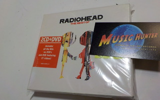 RADIOHEAD - THE BEST OF UUSI 2CD+DVD BOKSI