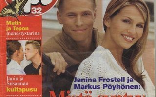 Apu n:o 32 2002 Janina & Markus, muotia. Matti ja Teppo.