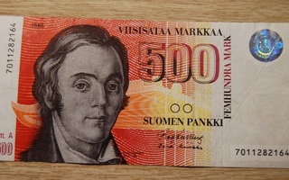 Suomen pankki 500 mk 1986
