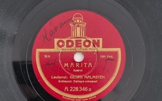 Savikiekko 1936 - Georg Malmsten - Odeon A 228346