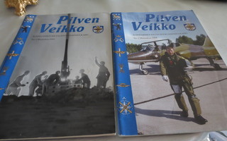 2 kpl Pilven Veikko lehtiä, 2004/1 - 2004/ 2