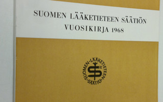 Suomen lääketieteen säätiön vuosikirja 1968