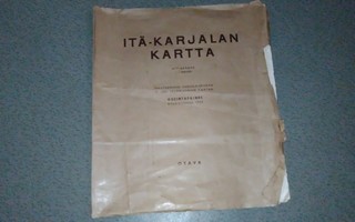 Itä-Karjala Iso kartta 1942