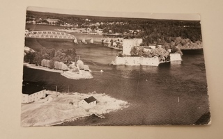 Olavinlinna, Savonlinna, valokuva/ postikortti, kulkenut pk.