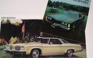 1974 Oldsmobile mallisto esite - 24 siv - Toronado