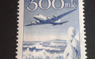 1950 yleismerkki lentokone 300mk**