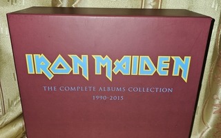 IRON MAIDEN LP BOX SET "The Comp.Albums Col. 90-15" Uusi!