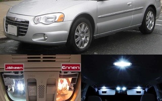 Chrysler Sebring (MK2) Avo Sisätilan LED -muutossarja 6000K
