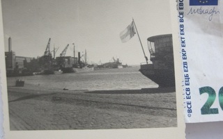 VANHA Postikortti Helsinki Satama Laiva 1930-l
