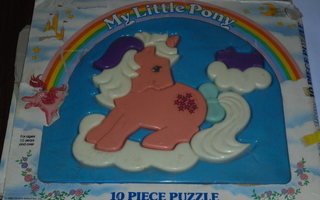 My Little Pony 10 palan Twilight-muovipalapeli laatikossa G1