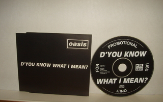 Oasis CDS D'you Know What I Mean? *PROMO