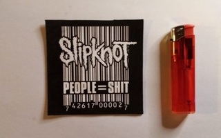 SLIPKNOT KANGASMERKKI HIHAMERKKI PATCH