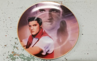 Elvis Presley keräilylautanen ( suspicious minds   )