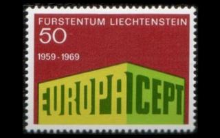 Liechtenstein 507 ** Europa (1969)