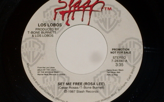 7" LOS LOBOS - Set Me Free - single PROMO 1987  MINT-